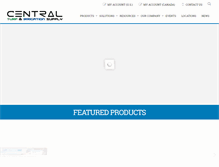 Tablet Screenshot of centralirrigationsupply.com